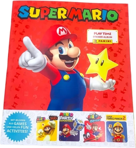 Super Mario Play Time gyűjtői matricás album