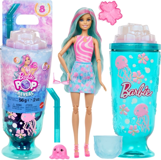 Barbie Pop Reveal tenger alatti világ – baba 8 meglepetéssel