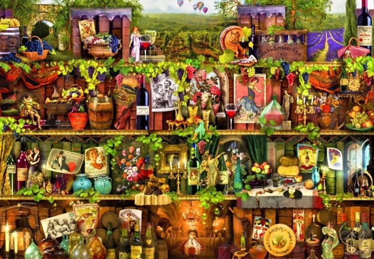 BLUEBIRD – Borospolc 1000 darabos puzzle