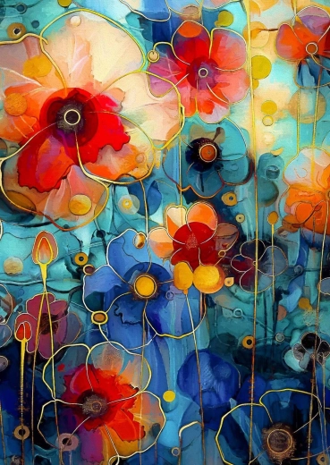 Enjoy puzzle: Az ő vadvirágos kertje, 1000 darabos