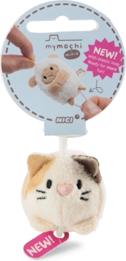 Plüss kulcstartó Angy cica 5 cm NICI MyMochi Minis Loopies
