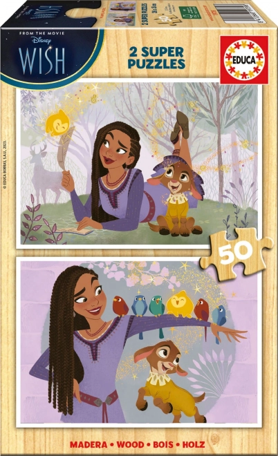 Educa fa puzzle Jóbarátok 2×50 darab