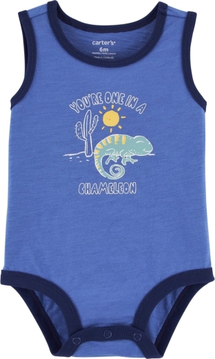 Carter's ujjatlan baba body Blue Chameleon, 3 hónapos méret
