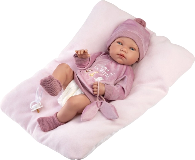 Llorens New Born újszülött kislány – realisztikus baba 43 cm