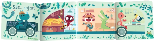 Varázslatos gyerekfürdőkönyv - Szafari