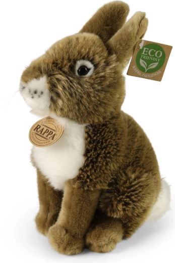 Rappa plüss nyuszi barna 20 cm eco friendly