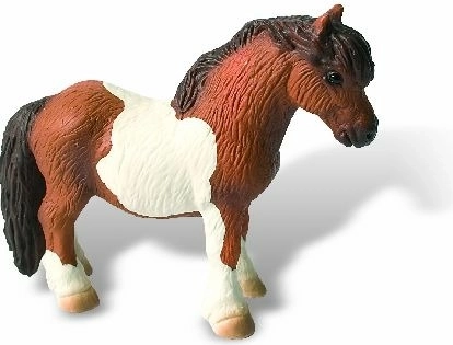 Bullyland shetlandi póni – kézzel festett figura