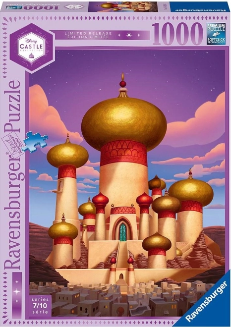 Disney hercegnők puzzle: Jázmin hercegnő vára 1000 darab