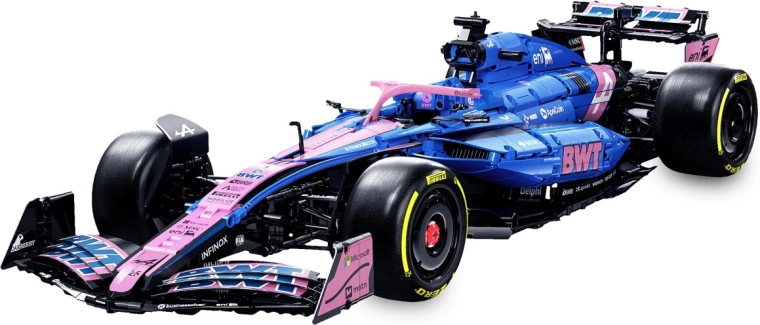 CaDA BWT Alpine Formula One Team A525 1:8 méretarányú Forma–1-es autó építőkészlet