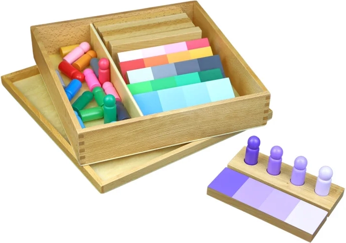 Moyo Montessori színek árnyalása – figurák és táblácskák