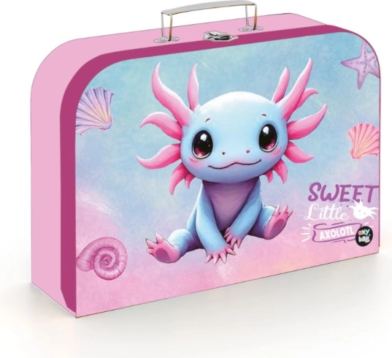Gyerek laminált bőrönd Axolotl 34 cm