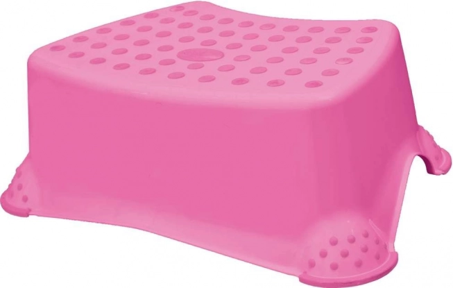 Kis Kacsa WC és mosdó fellépő, sötét rózsaszín