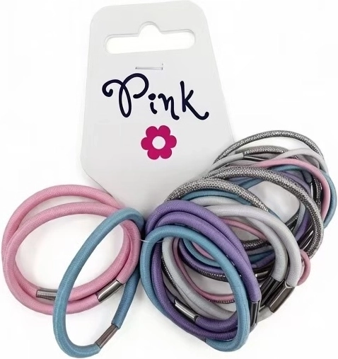 PINK hajgumi szett 20 db