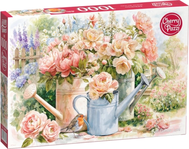 CHERRY PAZZI puzzle Gyengéd kerti szerelem 1000 darab