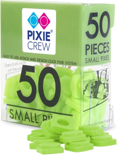 Pixie Crew kis pixelek világoszöld színben