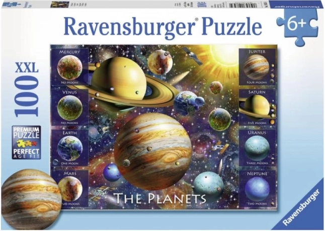 Ravensburger Planéta Puzzle 100 darab