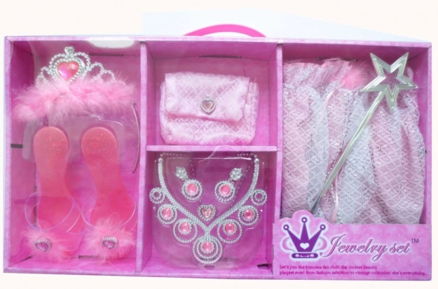 Gyermek hercegnői szett szoknyácskával és cipőcskékkel