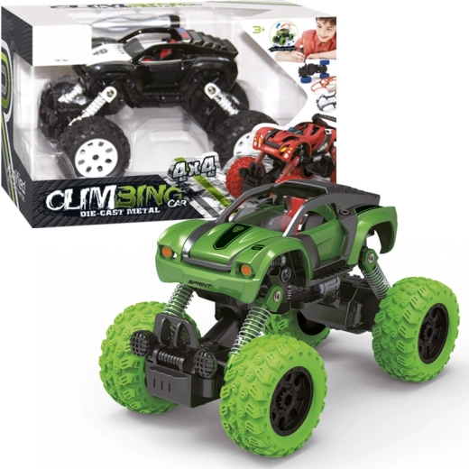 Csavarozható kisautó 1:32 4WD visszahúzós meghajtással (Pull Back)
