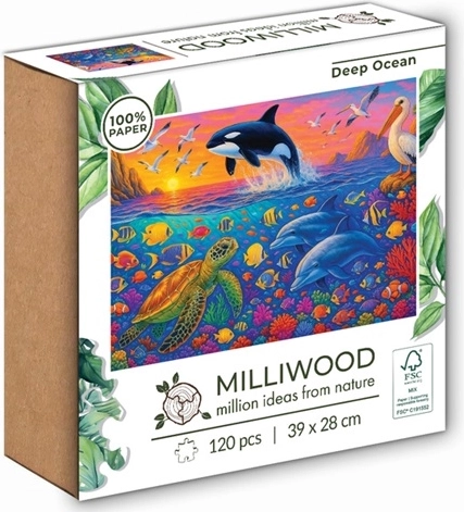 Milliwood Deep ocean gyermek puzzle, 120 darabos