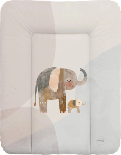 Ceba baby puha pelenkázó alátét Basic Elephant Family 50 × 70 cm