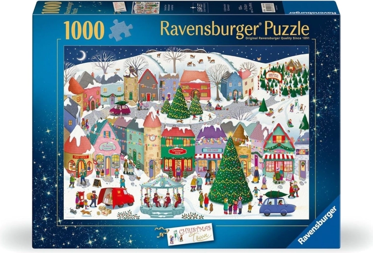 Ravensburger puzzle Karácsonyi város 1000 darab