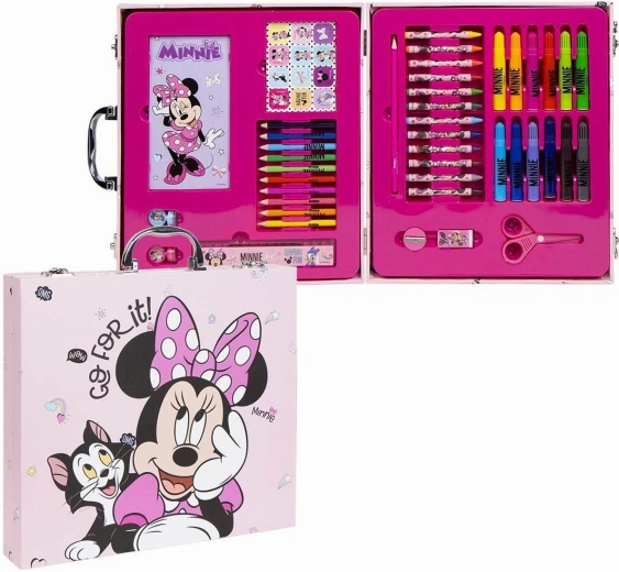 Minnie fa rajzkészlet bőröndben – 42 darab
