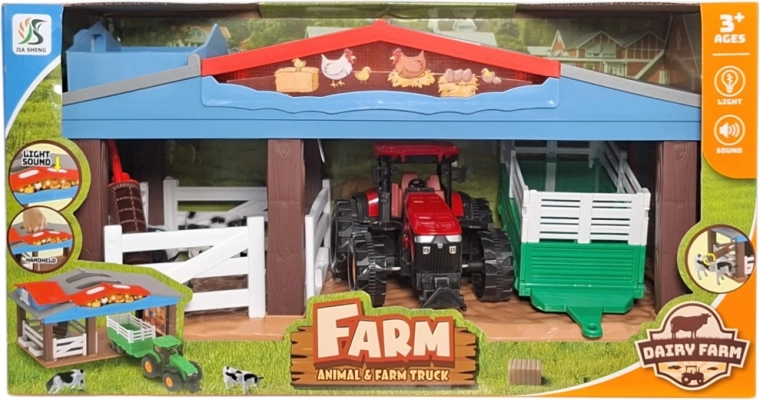 Farm játékkészlet kiegészítőkkel, fénnyel és hanggal