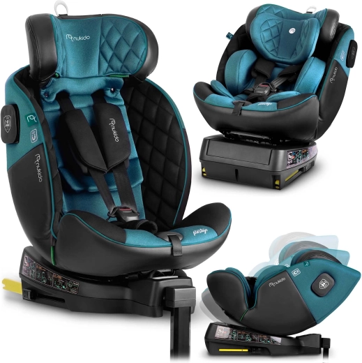 Nukido Prestige Line i-Size 40–150 cm gyermek autósülés, 360°-ban forgatható, ISOFIX