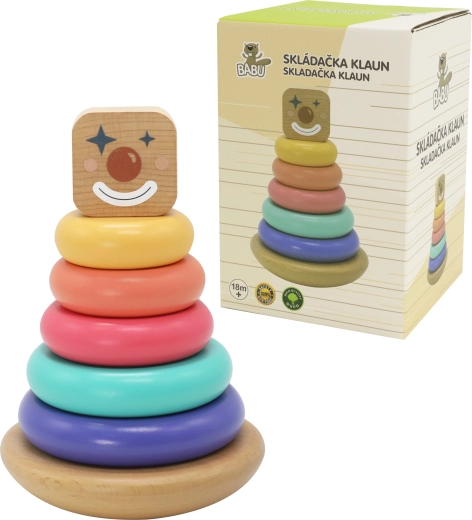 Babu karneváli fa rakosgató piramis