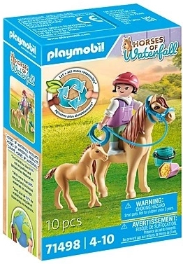 PLAYMOBIL Horses: gyermek pónival és csikóval
