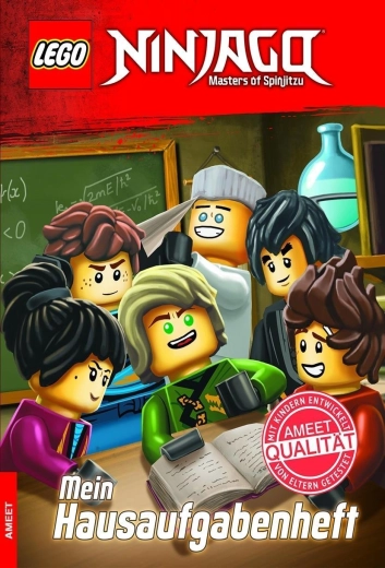 LEGO NINJAGO házi feladatfüzet (német nyelvű) - könyv - 1 db
