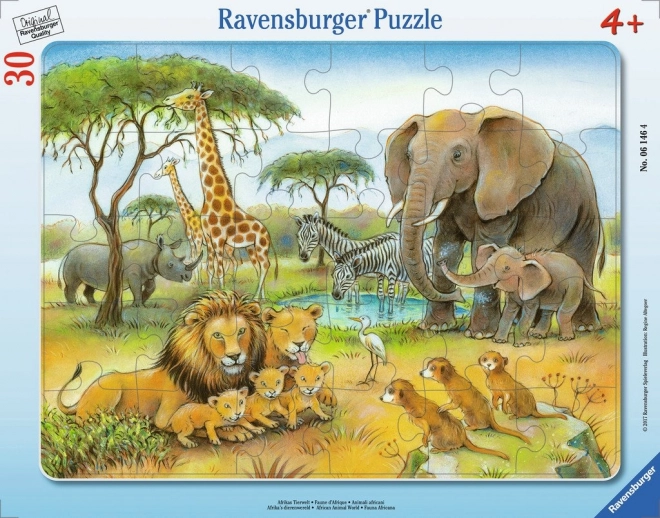 Ravensburger puzzle Afrikai állatok 30 darab