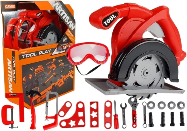 Nagy gyerek szerszámkészlet 23 elemmel