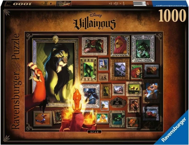 Ravensburger puzzle Villainous: Scar 1000 darabos