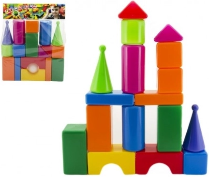 Nagy műanyag építőkockák 18 db