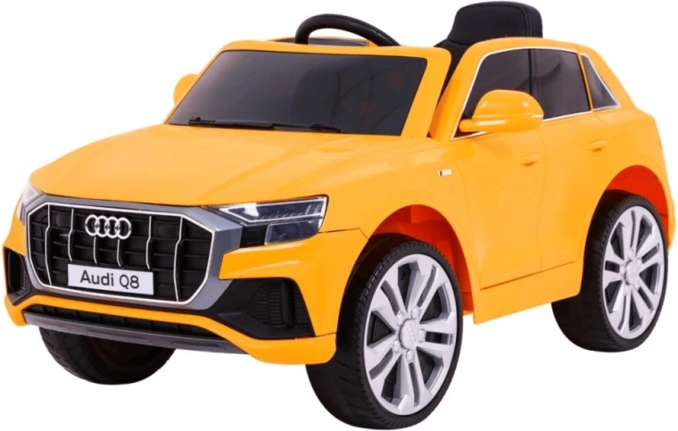 Elektromos kisautó AUDI Q8 12V narancssárga gyerekeknek