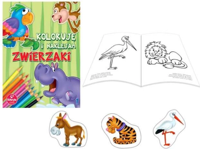Színezek és ragasztok – Állatok 1