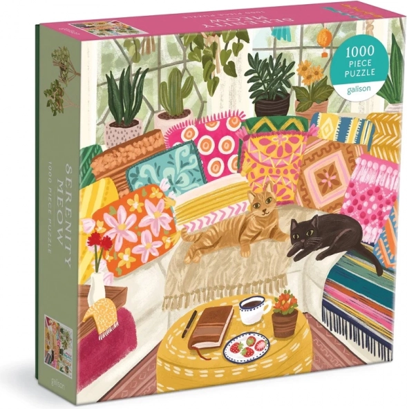 Galison puzzle Pihenő macskák 1000 darab