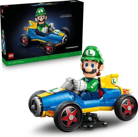 LEGO Super Mario Mario Kart Luigi és Mach 8