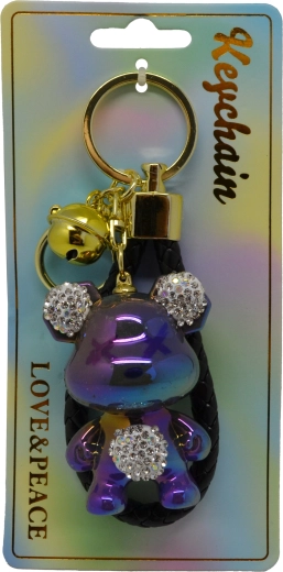 Szivárványos egér kulcstartó