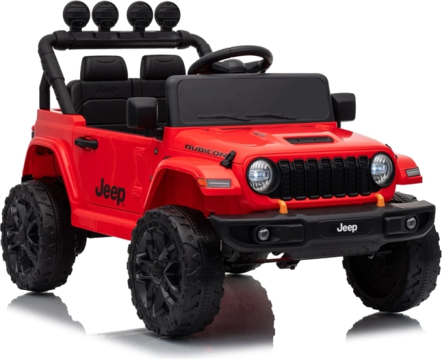 Gyerek elektromos autó Jeep Rubicon 24 V – piros