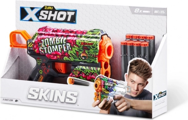 X-Shot Skins Flux habszivacs blaster (8 nyíl) – A minta