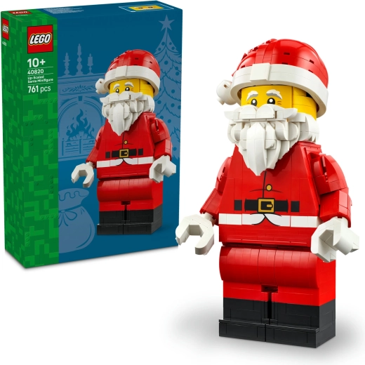 LEGO Iconic nagyított Mikulás minifigura