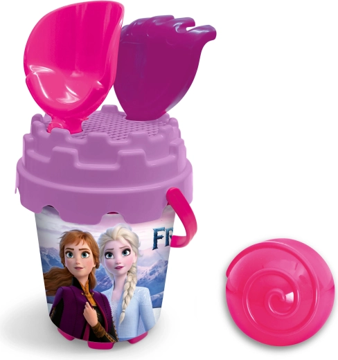 Frozen homokozó készlet homokformákkal