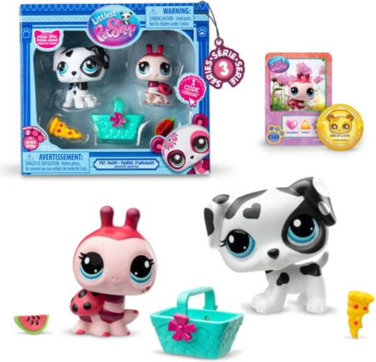 Hasbro Littlest Pet Shop piknik szett figurákkal és kiegészítőkkel