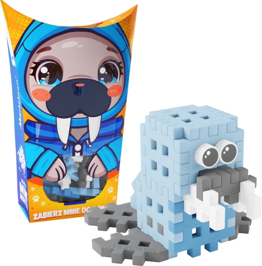Mini Waffle Pocket Pets építőkészlet rozmár