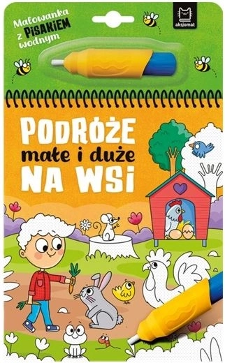 Vízre reagáló színező vízi filccel – a farmon