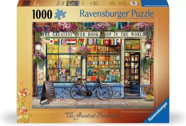 Ravensburger puzzle Csodálatos könyvesbolt 1000 darab
