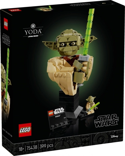 LEGO Star Wars Yoda mellszobra