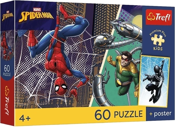 Puzzle Premium Plus gyerekeknek Marvel: Szuperhősök napja 60 darabos
